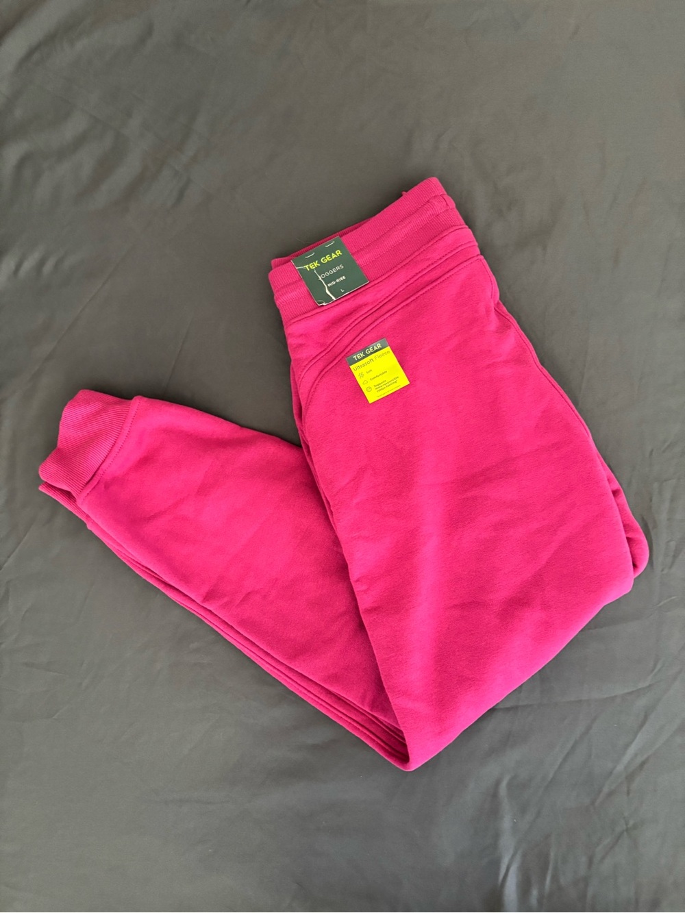TEK GEAR Ultrasoft Fleece joggers- Magenta